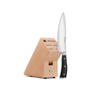 WÜSTHOF Nôž kuchársky Wüsthof CLASSIC IKON 20 cm 4596/20 + ZADARMO blok na nože svetlý