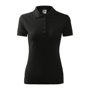 MALFINI Dámska polokošeľa Pique Polo čierna XXXL