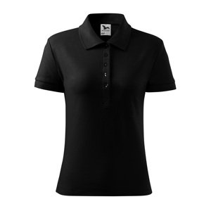 MALFINI Dámska polokošeľa Cotton čierna L