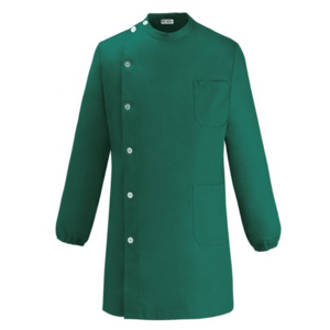EGOCHEF Zdravotnícky plášť s gumičkou EGOchef Dentist - medical green XL