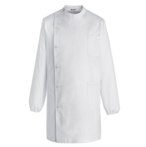 EGOCHEF Zdravotnícky plášť s gumičkou EGOchef Dentist - biely XL