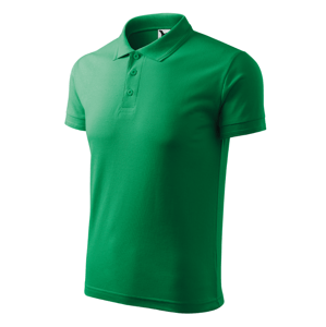 MALFINI Pánska polokošeľa MALFINI Pique Polo - zelená XL