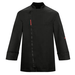 TOMA Kuchársky rondon TOMA (zapínanie na zips) - čierny, dlhý rukáv XXXL