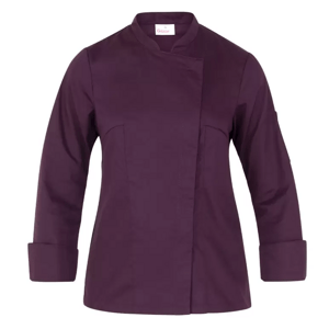 GIBLOR´S Kuchársky rondon dámsky Giblor´s FABIANA - slivková 4XL