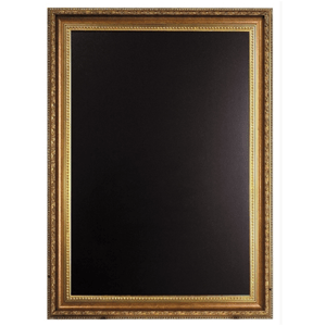 SECURIT Nástenná popisovacia tabuľa GOLD - ozdobný rám 75x100cm
