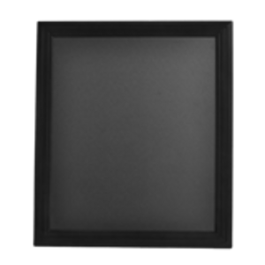 SECURIT Nástenná popisovacia tabuľa UNIVERSAL, čierny rám 40x50