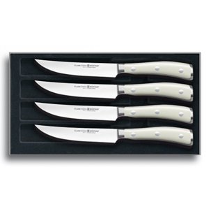 WÜSTHOF Sada steakových nožov 4 ks Wüsthof CLASSIC IKON créme 9716-0