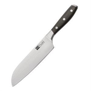 Tsuki nôž z damaškovej ocele 18 cm - Santoku