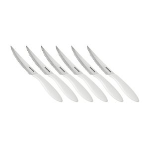 Tescoma nôž steakový PRESTO 12 cm, 6 ks, biela