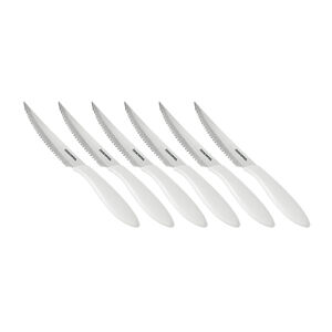 Tescoma nôž steakový PRESTO 12 cm, 6 ks, červená