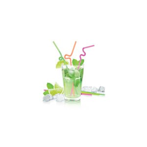 Tescoma slamky myDRINK, dlhé kolienko, 40 ks