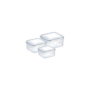Tescoma dóza FRESHBOX 3 ks, 0.4,0.7,1.2 l, štvorcová