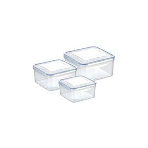 Tescoma dóza FRESHBOX 3 ks, 1.2,2.0,3.0 l , štvorcová