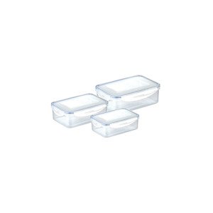 Tescoma dóza FRESHBOX 3ks, 0.2,0.5,1.0 l, obdĺžníková