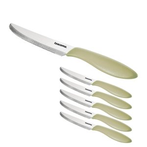 Nôž jedálenský PRESTO 12 cm,  6 ks, béžová